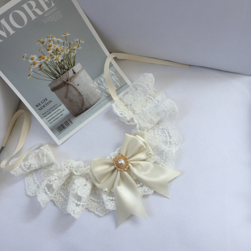 宠物衣服 珍珠领结系带款