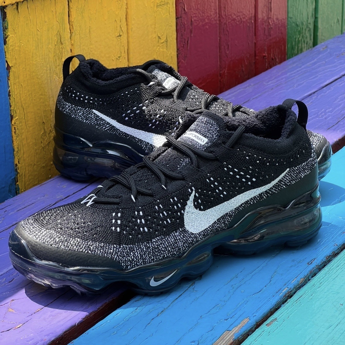 Nike Air VaporMax 2023 Flyknit 黑色 編織 氣墊運動鞋 男鞋