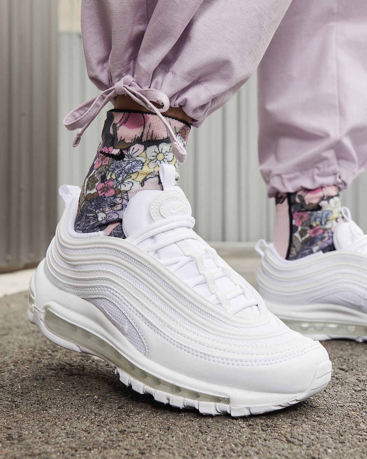 NIKE Air Max 97 經典 全白 增高 氣墊 復古 女款