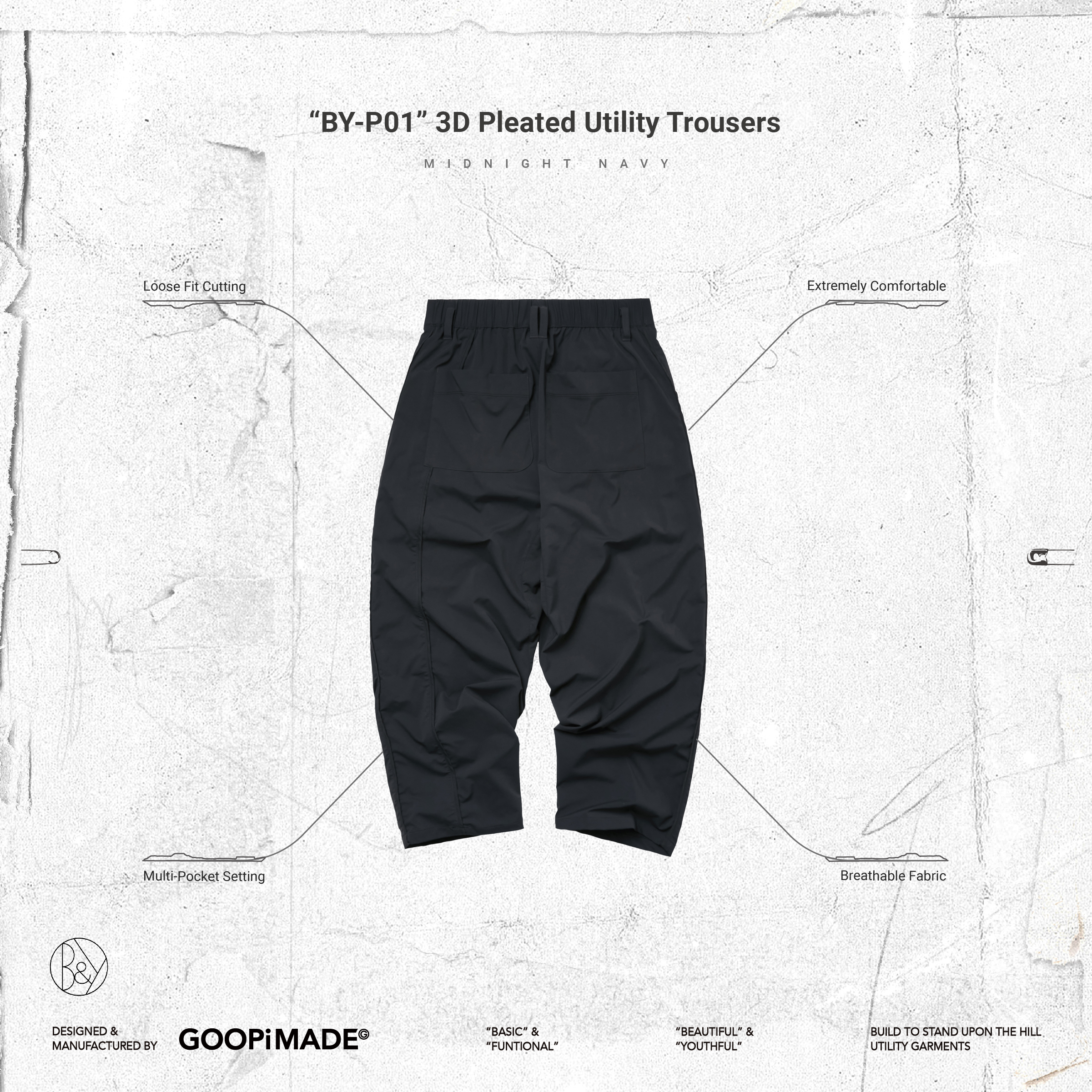 goopimade SOFTBOX Basic Pants 1 SHADOW
