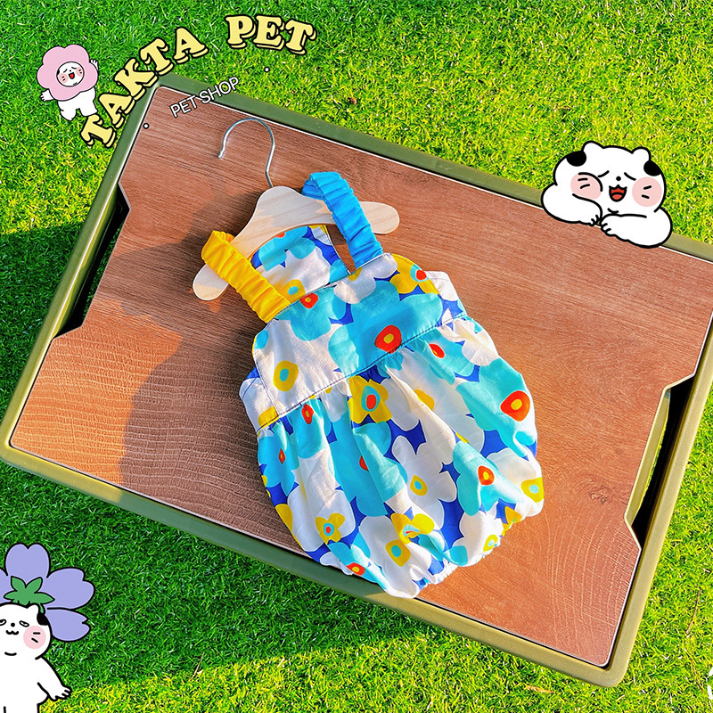 宠物衣服 TAKTA PET花朵南瓜裙
