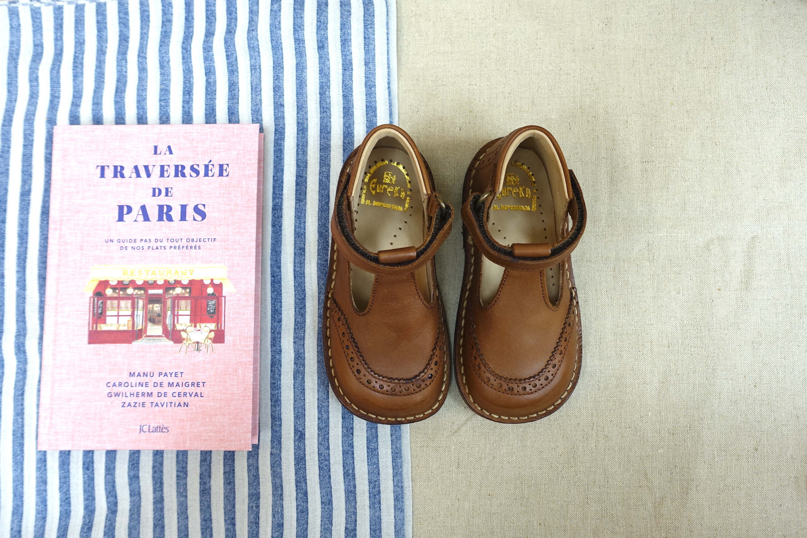 (預購) EUREKA 真皮雕花邊T字方楦皮鞋 -(深棕/ 淺棕/ 焦糖)