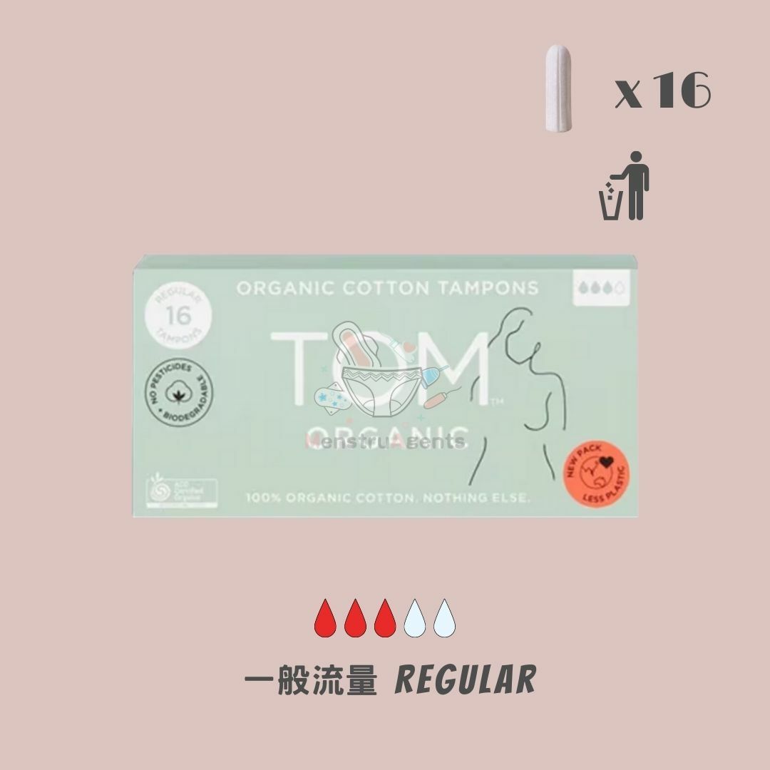 Tom Organic Tampons Mini 16 Pack