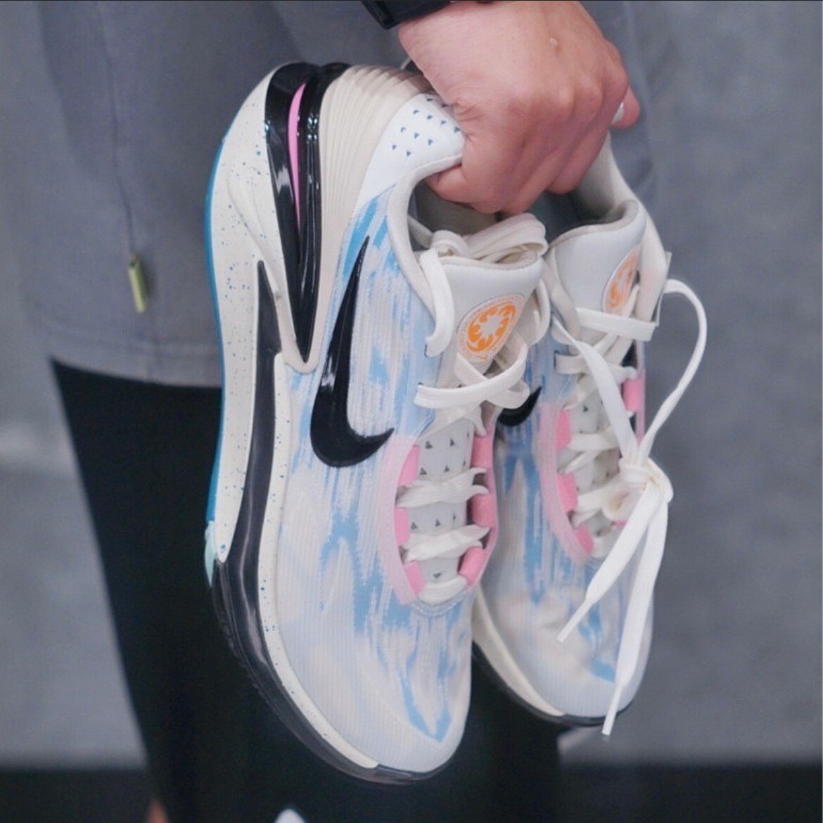 Nike Air Zoom GT Cut 2 EP 白藍粉 低筒 實戰籃球鞋 運動鞋 男鞋