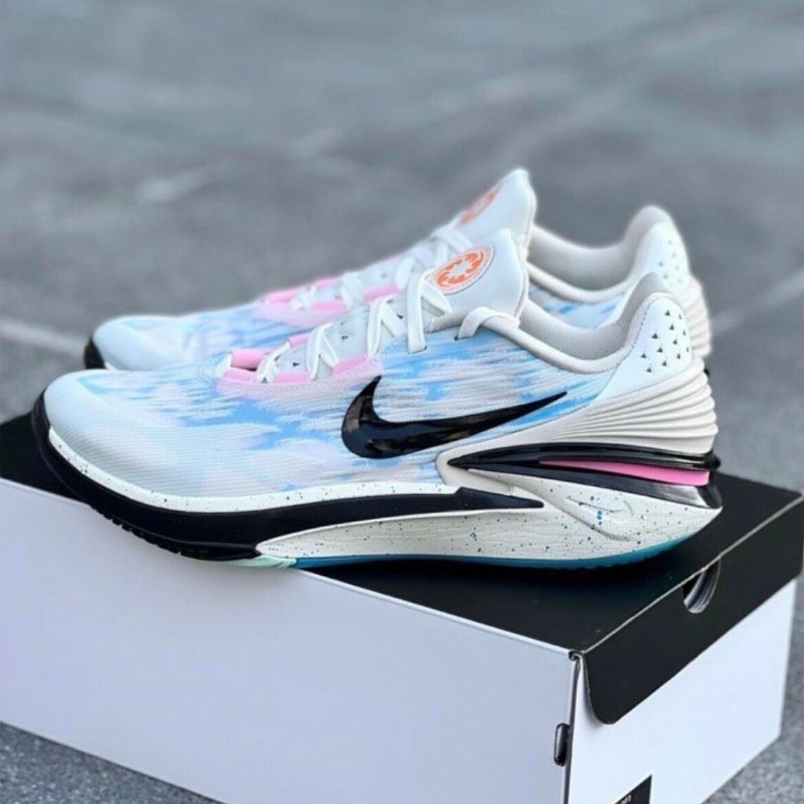 Nike Air Zoom GT Cut 2 EP 白藍粉 低筒 實戰籃球鞋 運動鞋 男鞋