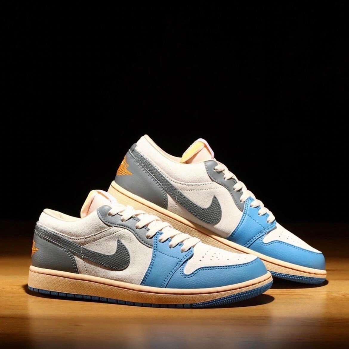 Nike Air Jordan 1 Low Tokyo 96 東京限定 藍灰 北卡藍 奶油底 男鞋
