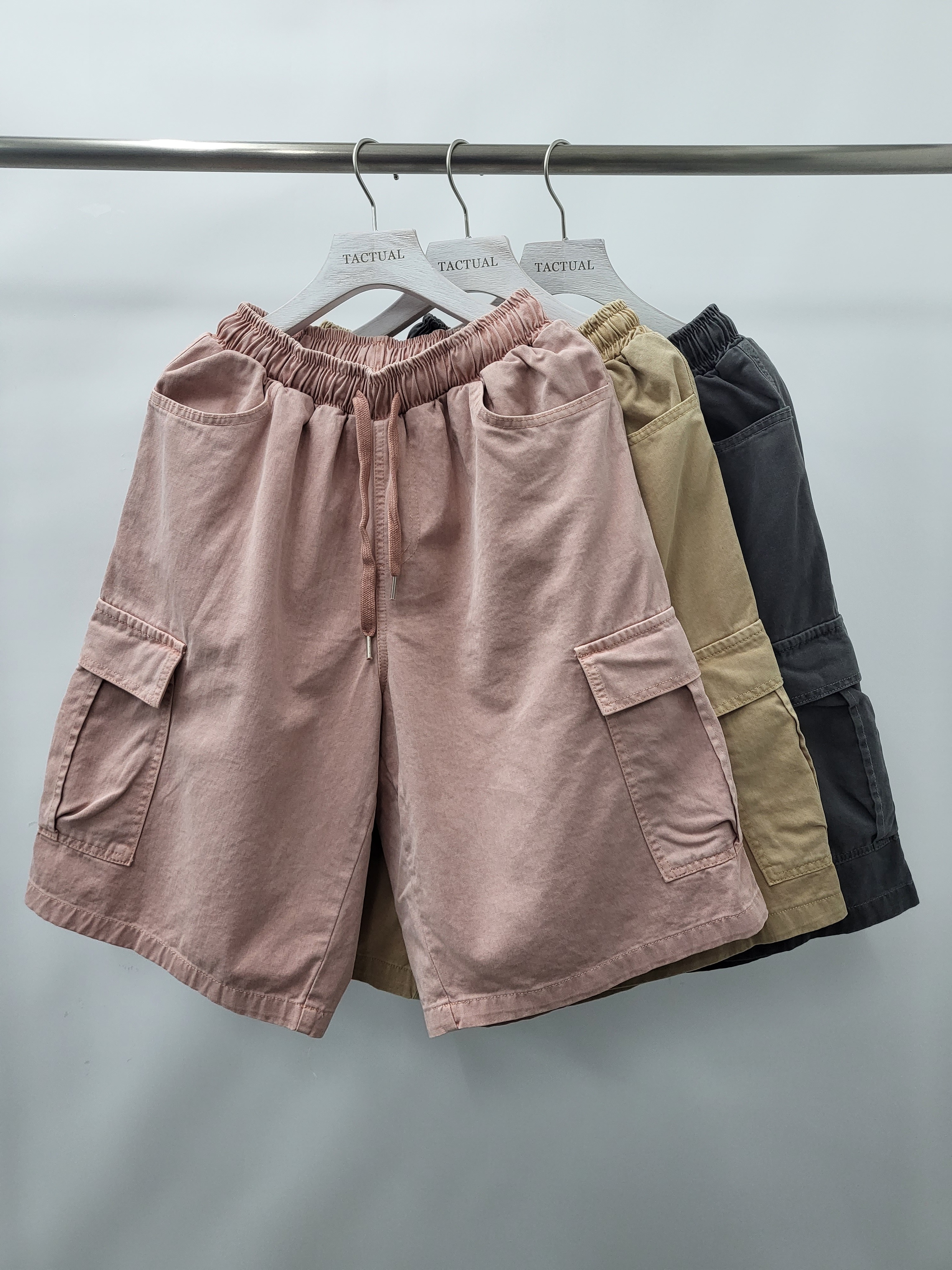 淨色工裝短褲 P2565