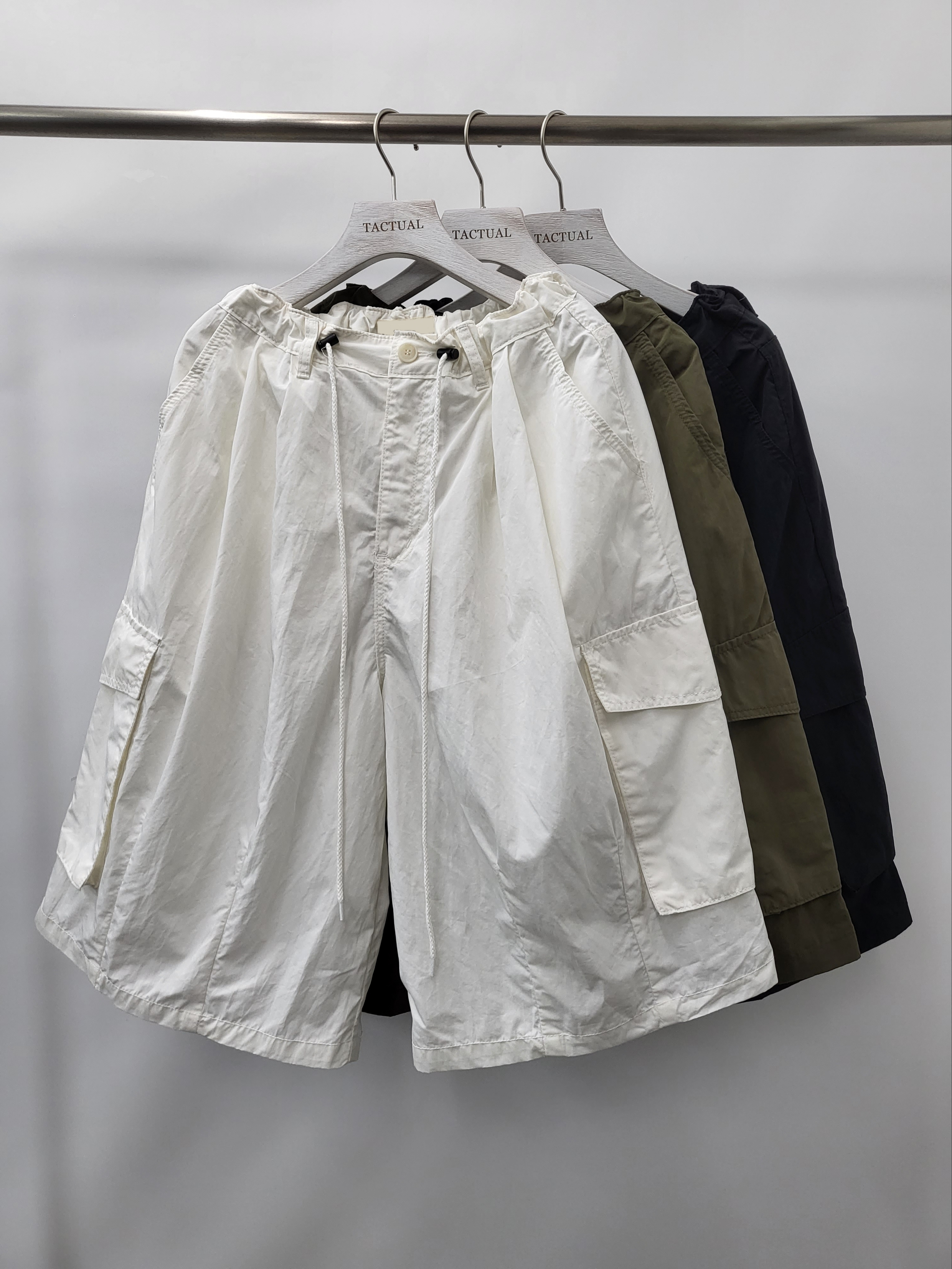 淨色工裝短褲 P2569