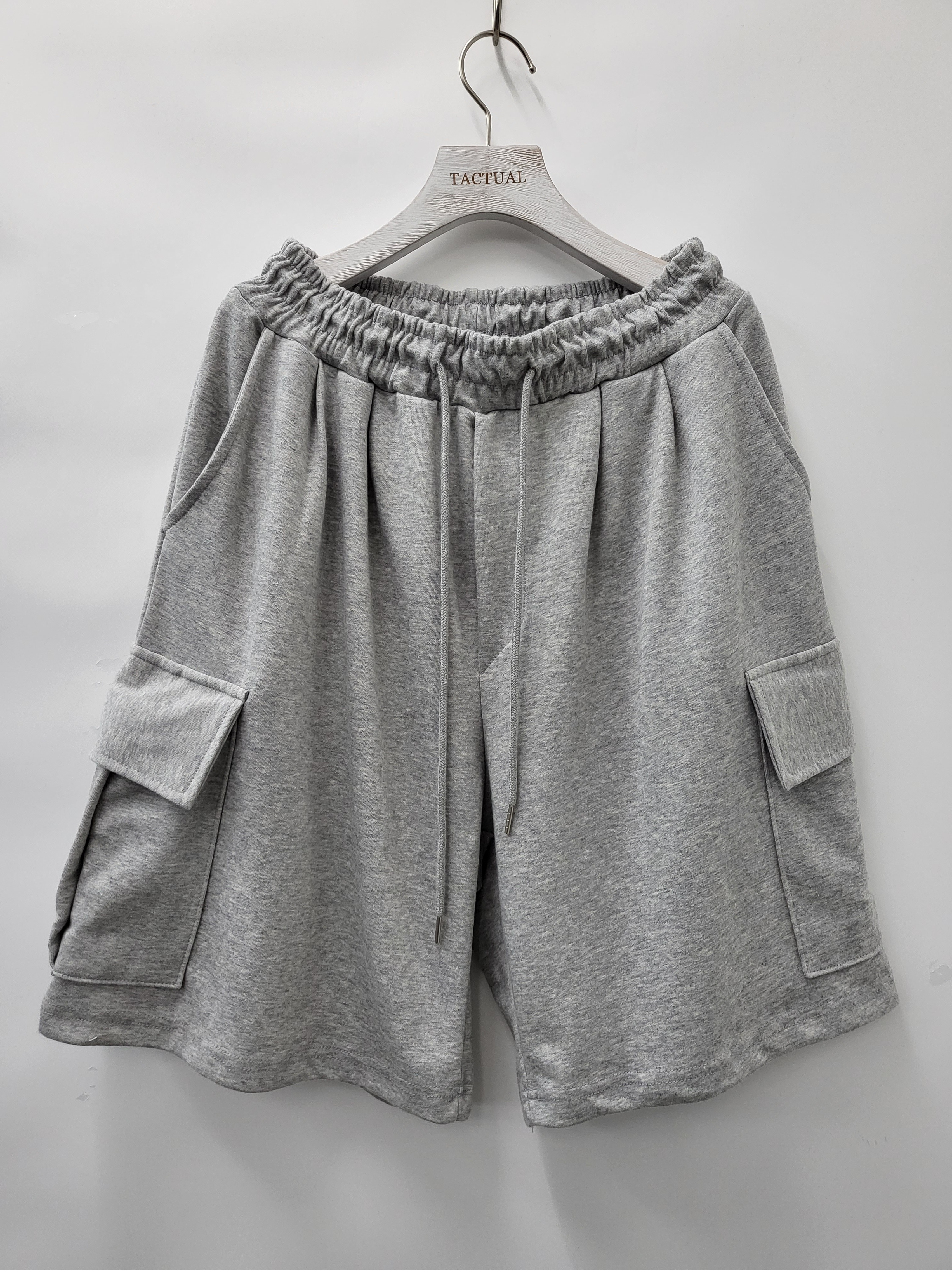 淨色棉質工裝短褲 P2573