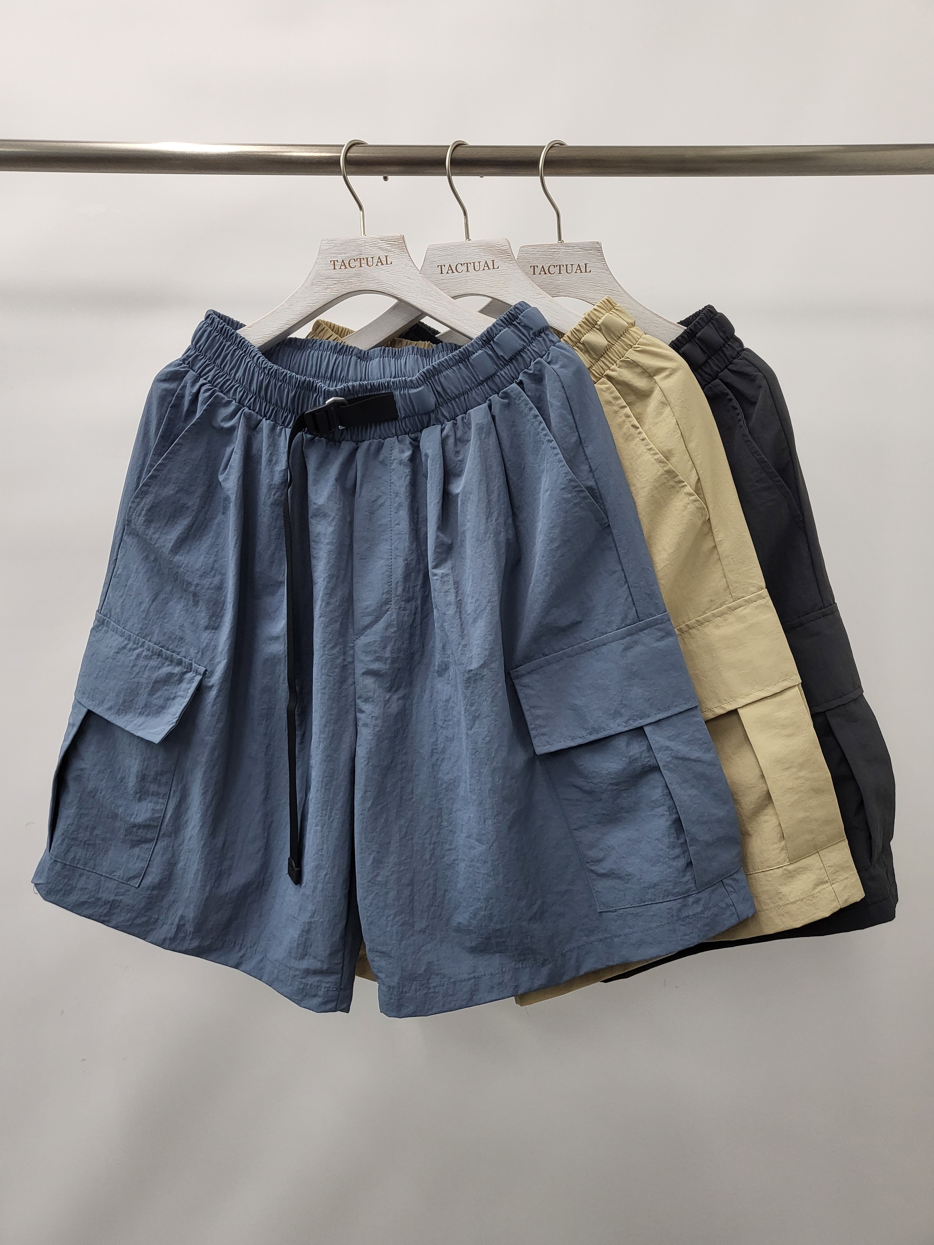 淨色工裝短褲 P2574