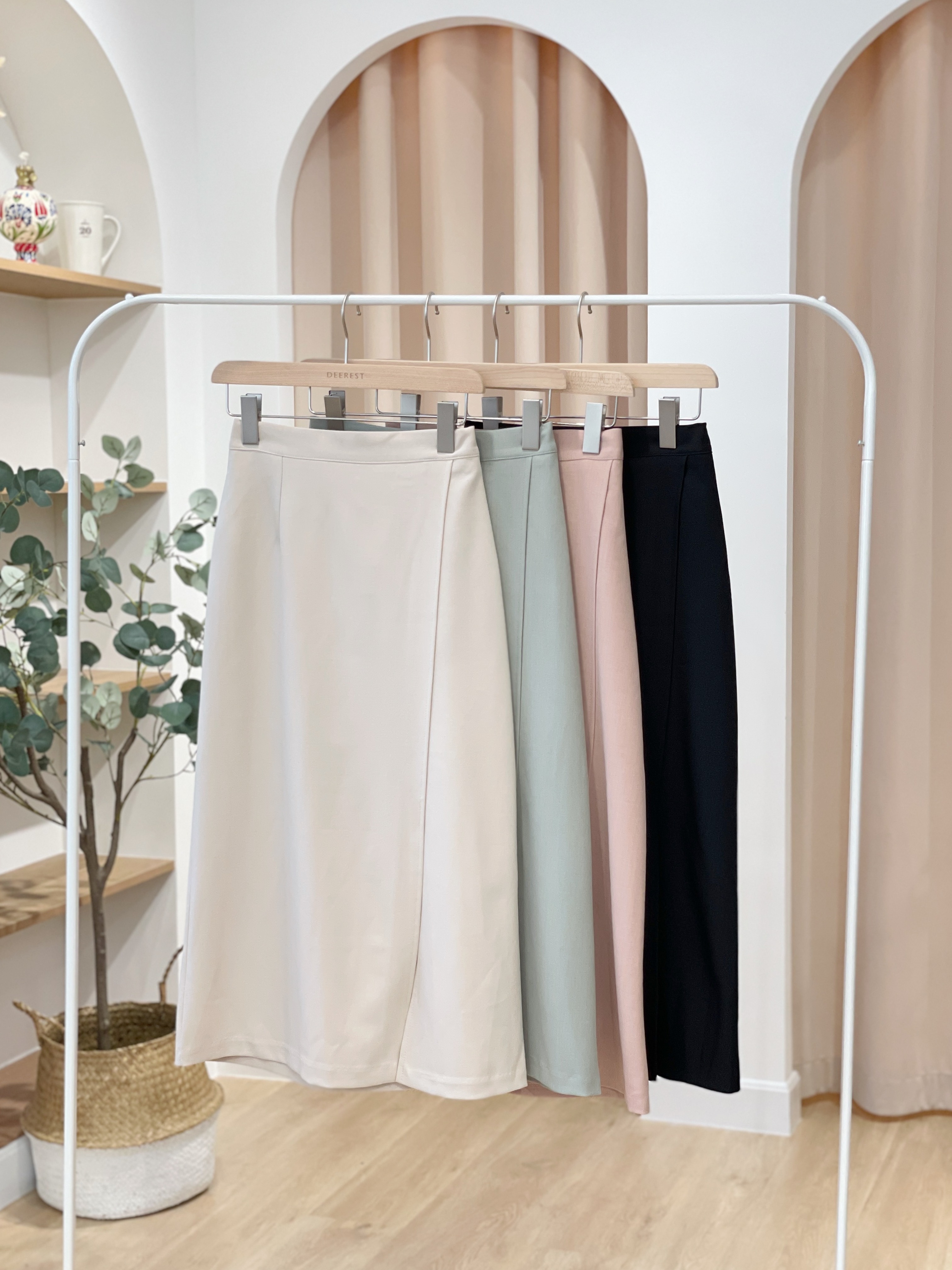 SK335 Soothing Pastel Long Skirt