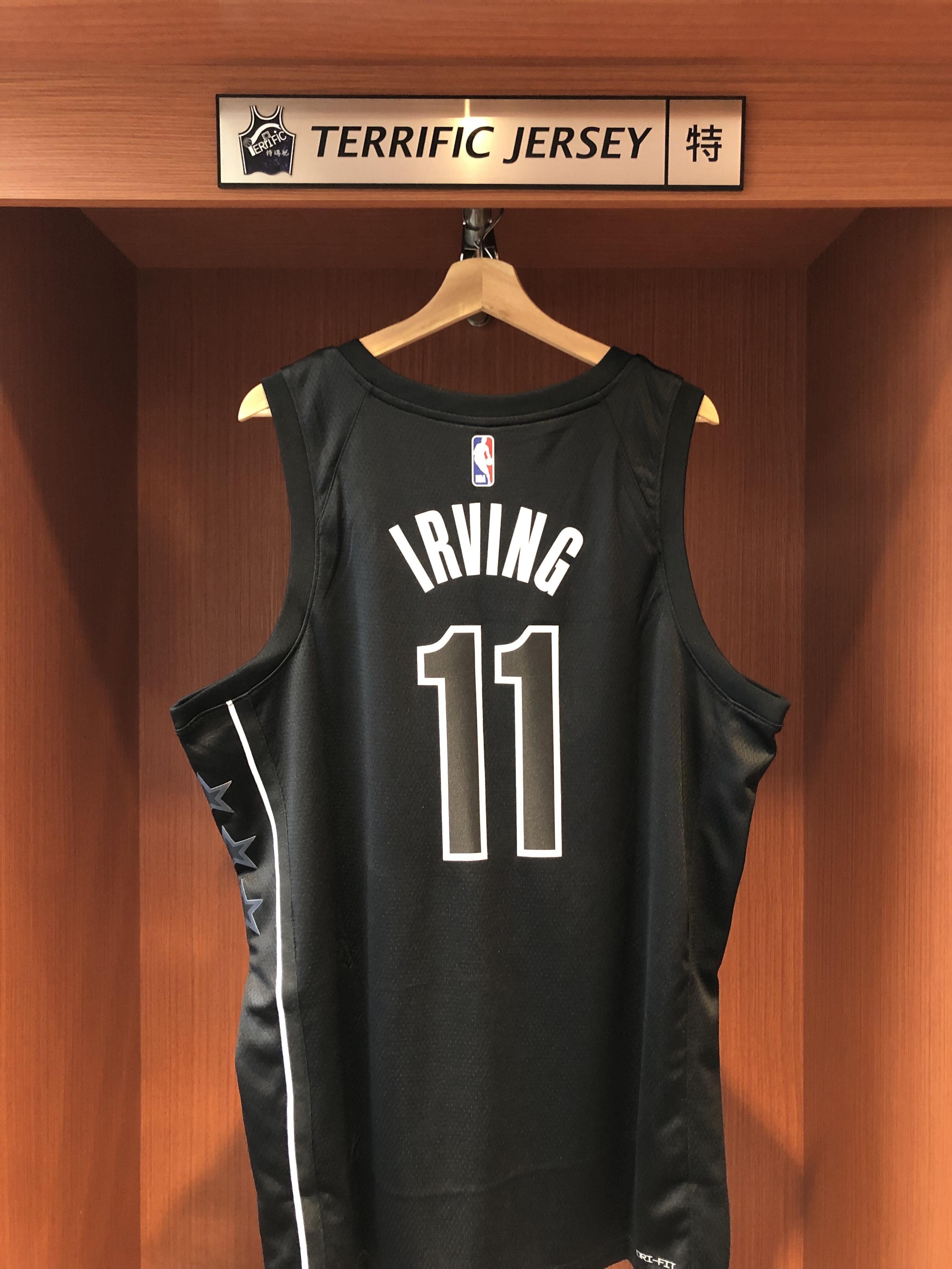 NBA球衣 Kyrie Irving 布魯克林籃網星 Statement Jordan Swingman 球迷版 熱轉印 全新無吊牌