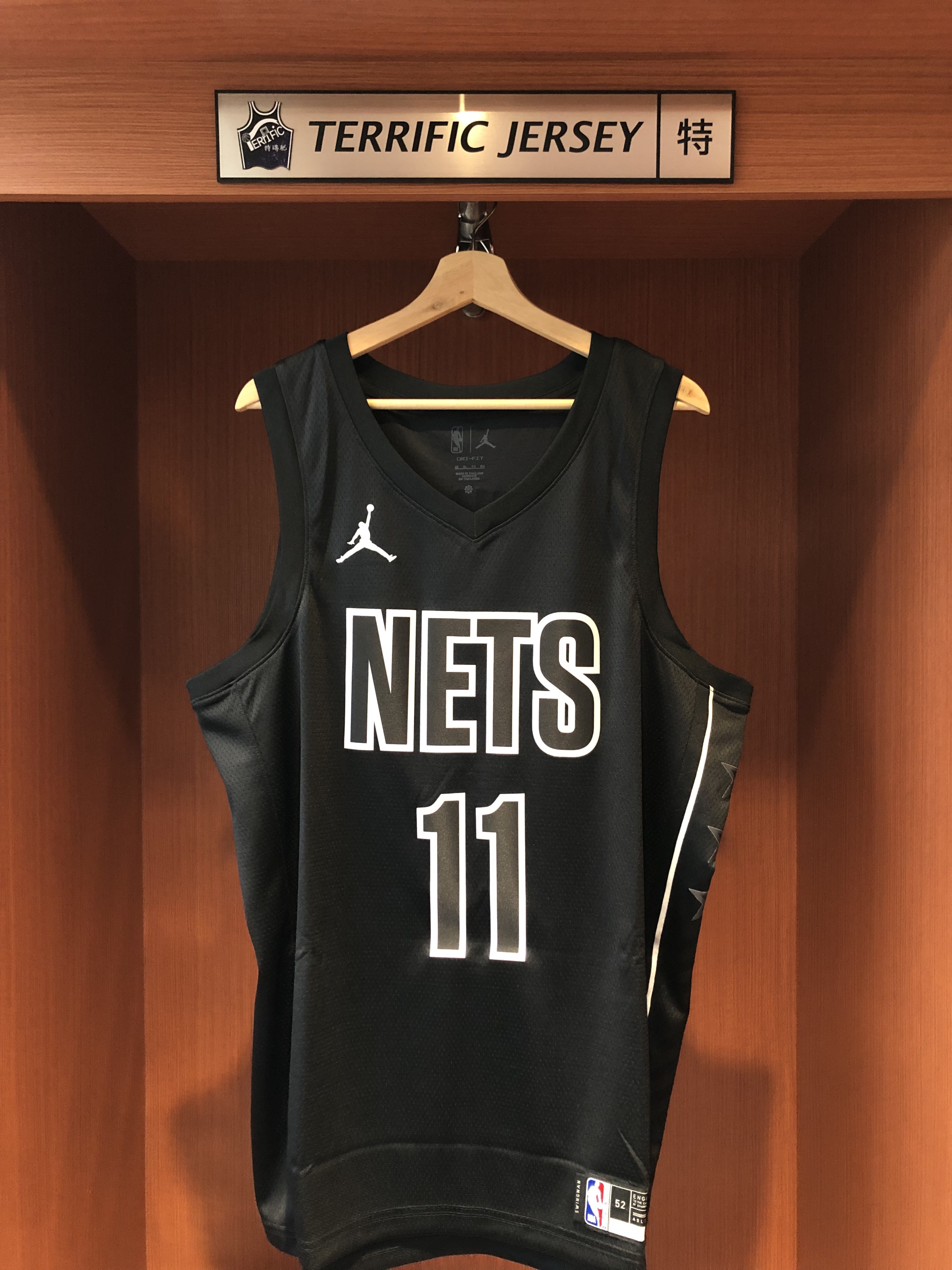 NBA球衣 Kyrie Irving 布魯克林籃網星 Statement Jordan Swingman 球迷版 熱轉印 全新無吊牌