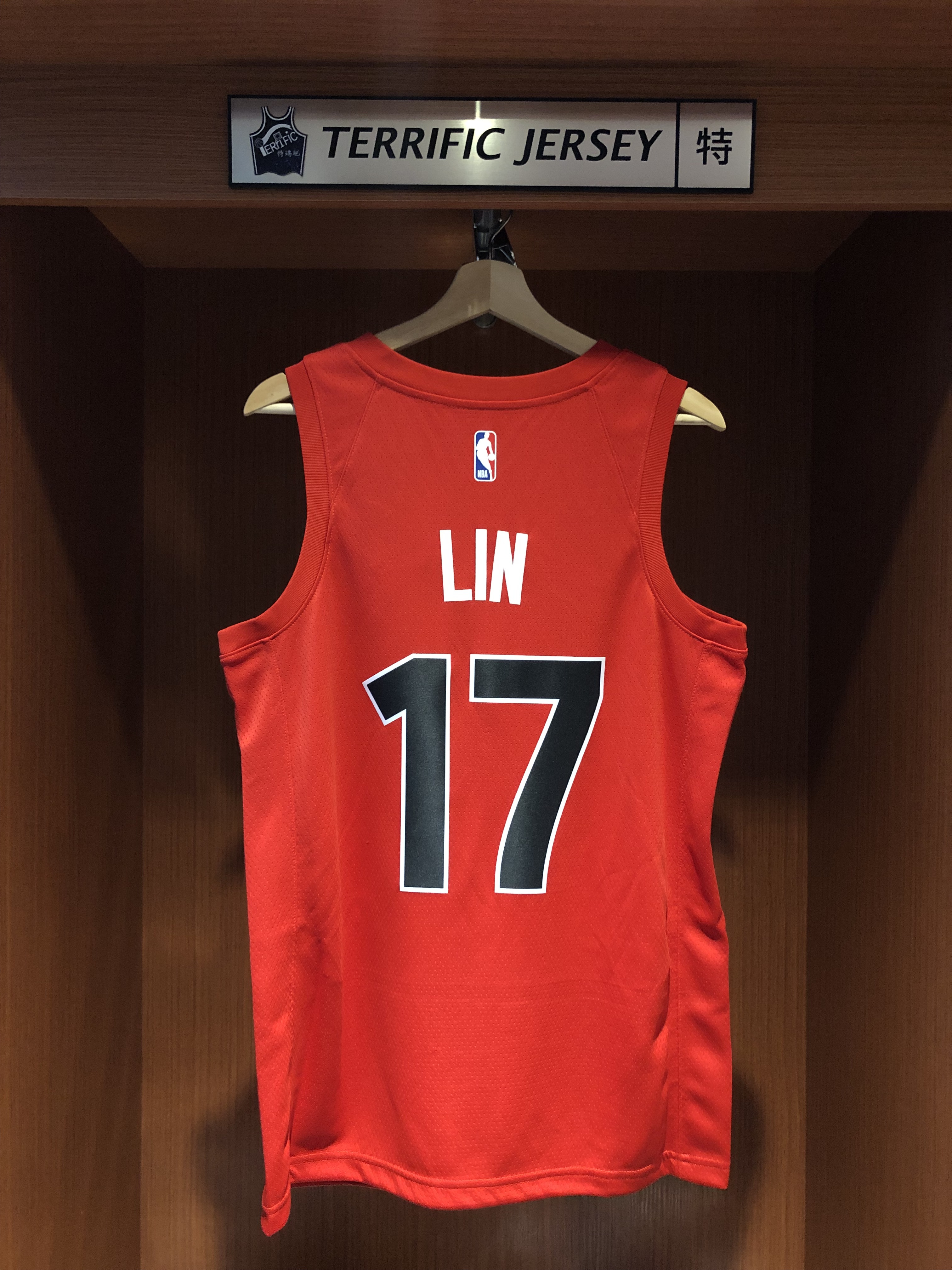 NBA球衣 Jeremy Lin 多倫多暴龍紅 Icon Nike Swingman 球迷版 熱轉印 全新