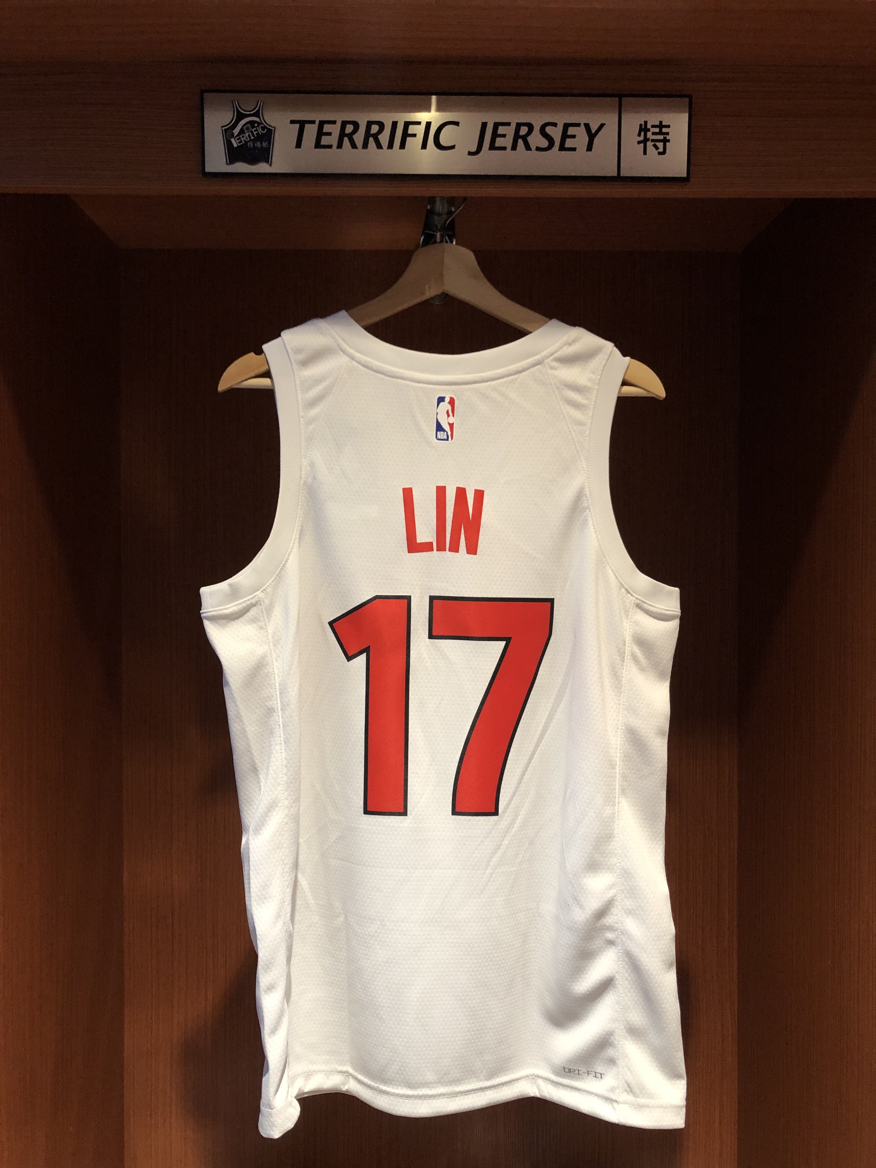 NBA球衣 Jeremy Lin 多倫多暴龍白 Association Nike Swingman 球迷版 熱轉印 全新