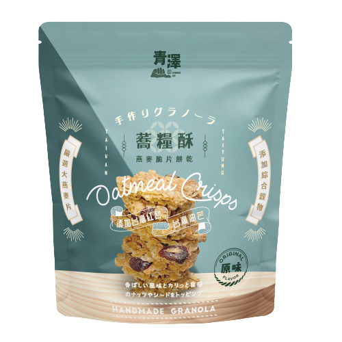 青澤-蕎糧酥 燕麥堅果脆片餅乾230g/包