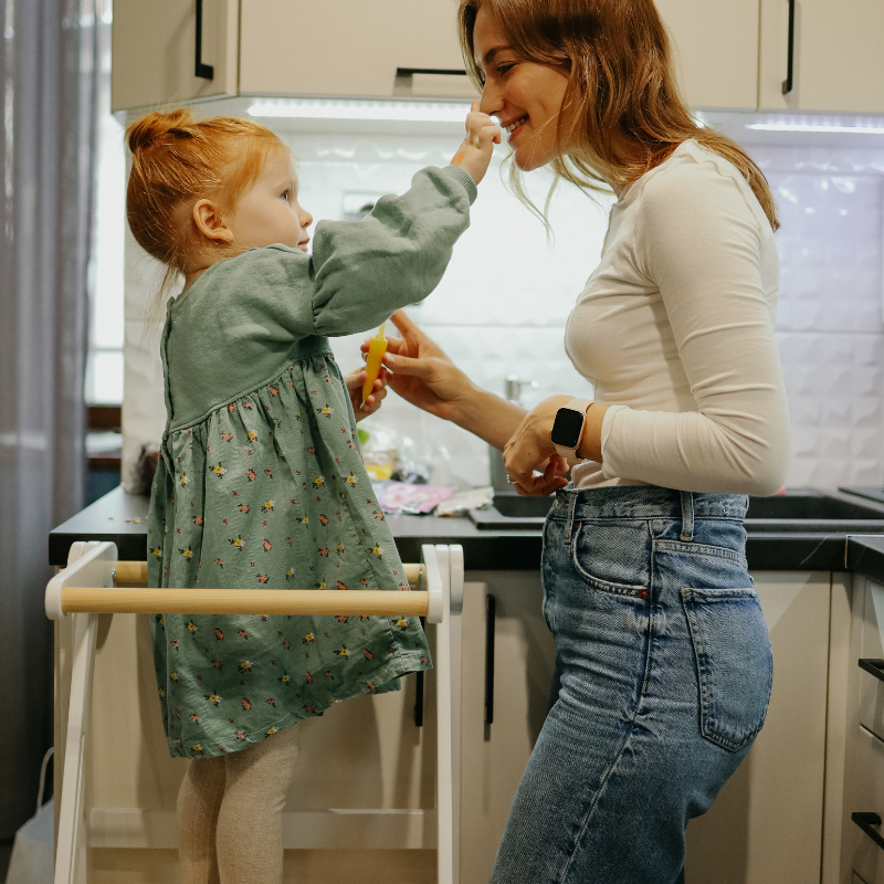 牛奶白 | LELEKA樂樂咖 輕薄款兒童學習梯