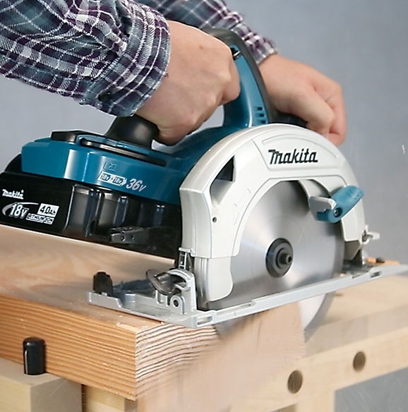 "MAKITA"牧田牌 充電式電圓鋸 165mm(鋰18VX2)