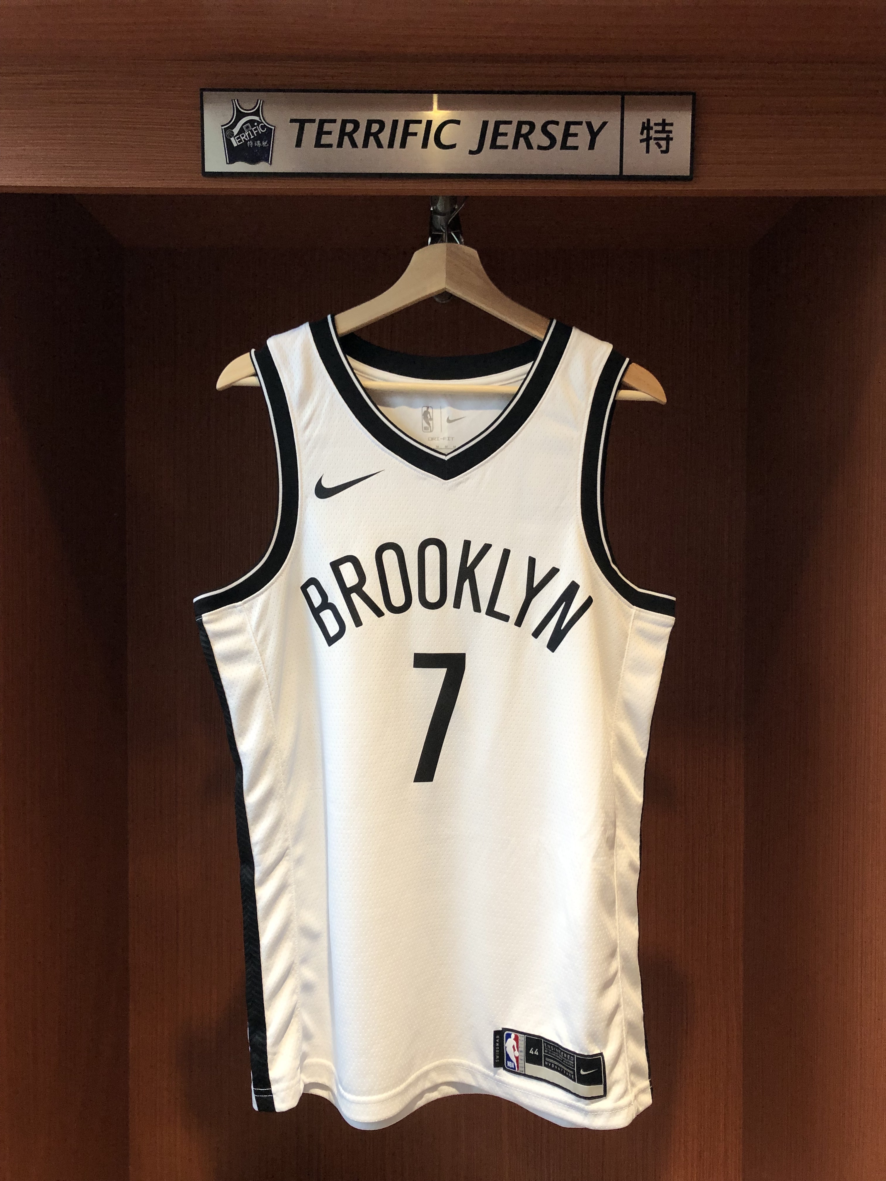 NBA球衣 Kevin Durant 布魯克林籃網白 Association Nike Swingman 球迷版 熱轉印 全新