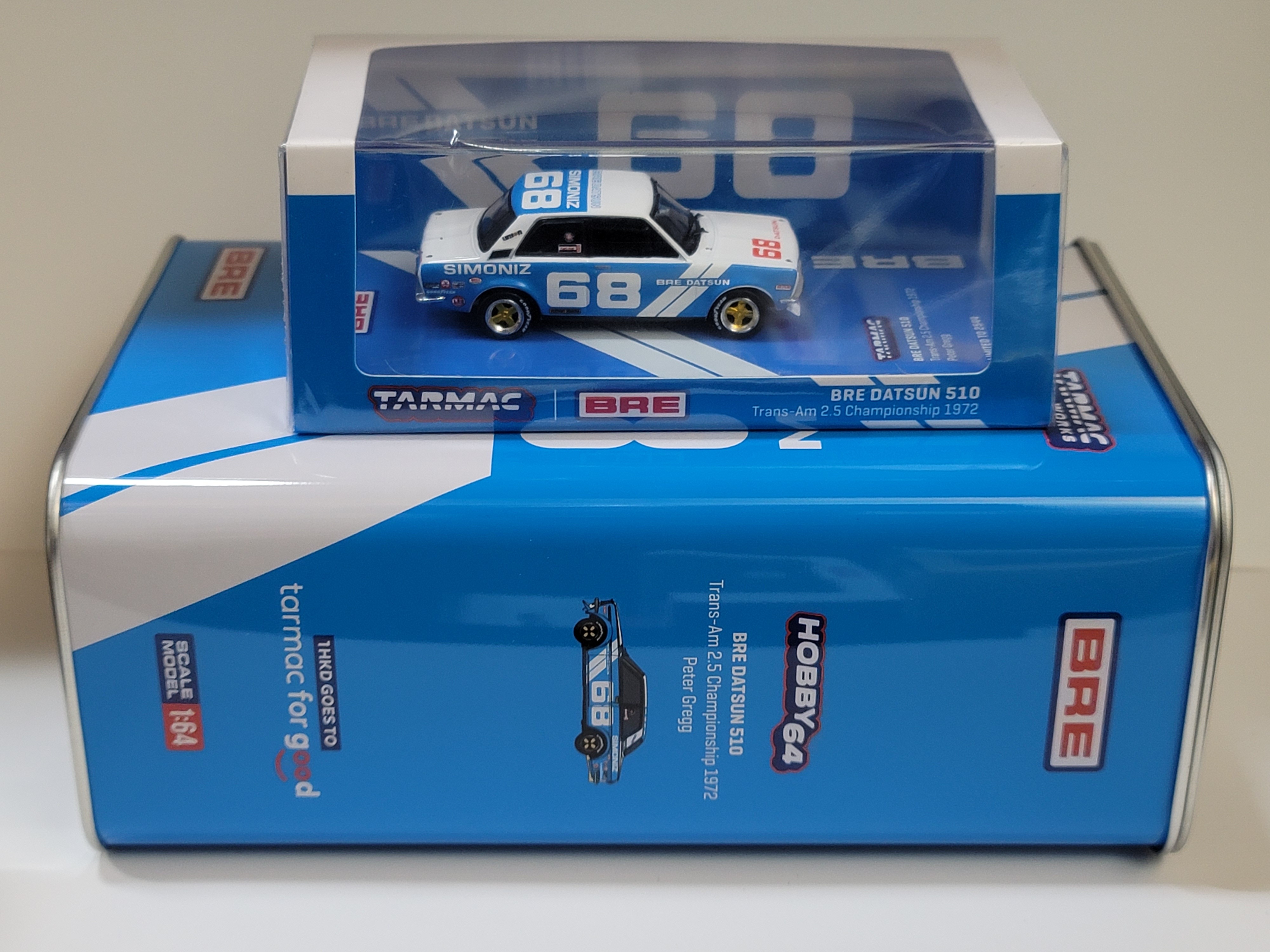 Tarmac Works 1/64 BRE Datsun 510 Arabs-Am 2.5 Champions