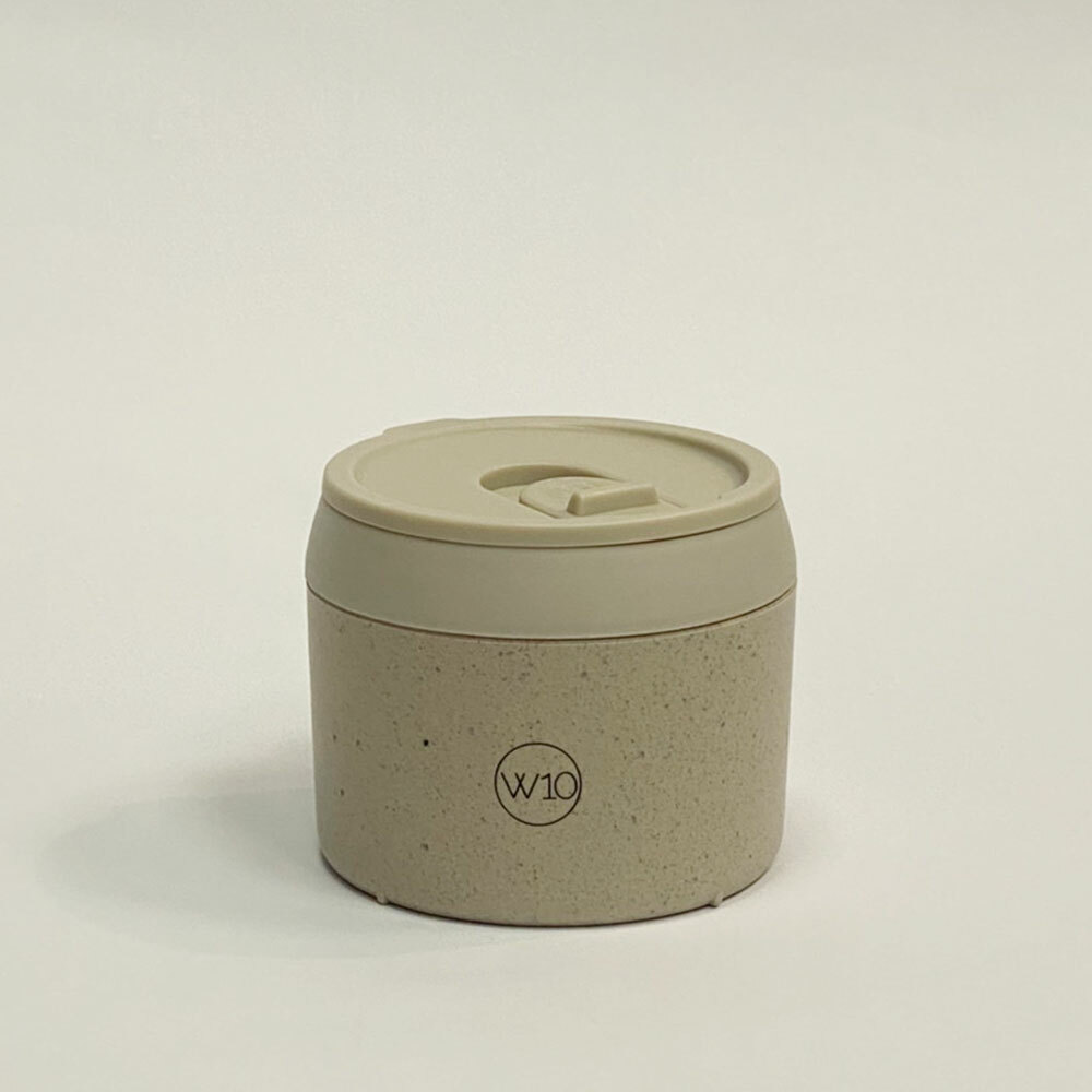 英國W10 SILCHESTER 折疊環保隨行杯-米