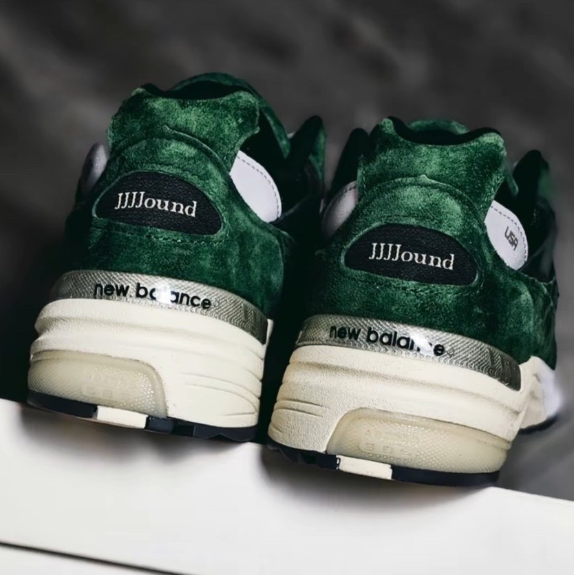 New Balance 992 x JJJJound Green 復古運動慢跑鞋綠色M992JJ