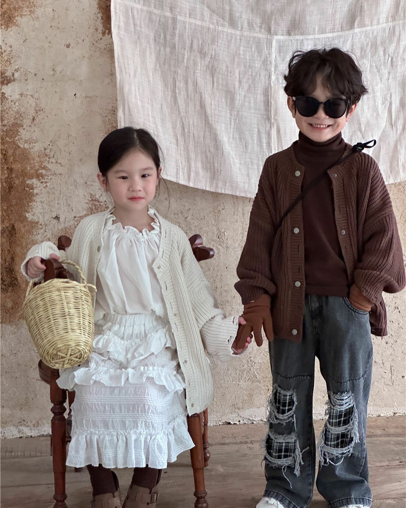 森系穿搭慵懶針織外套