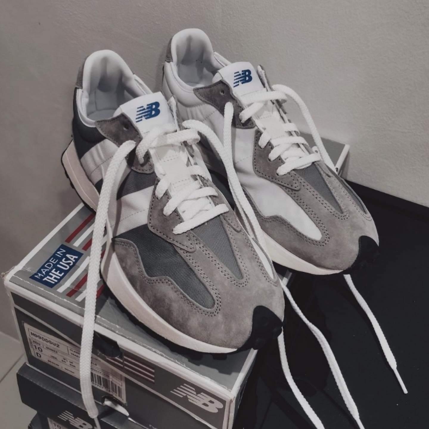 New Balance 327 元祖灰 復古 經典 麂皮 MS327LAB