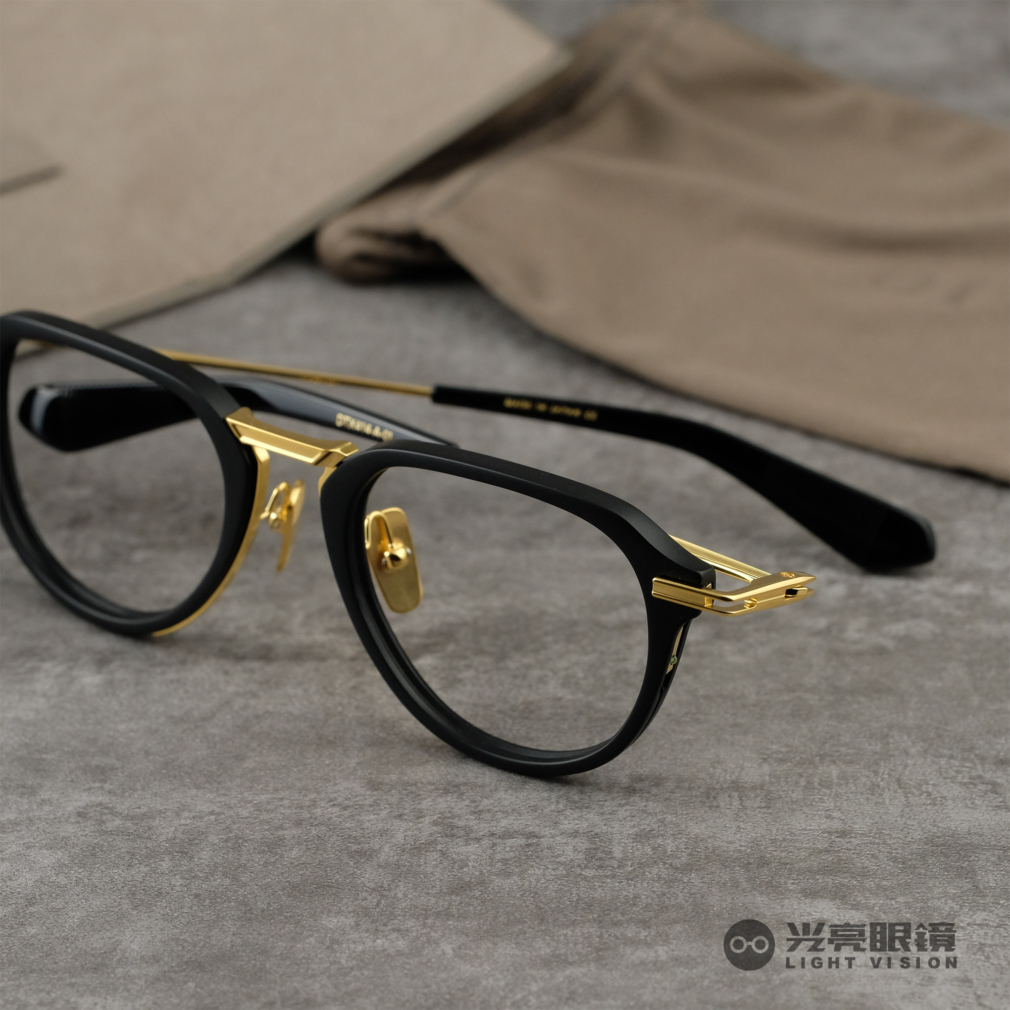 DITA - ALTRIST／DTX414 01 Matte Black - Yellow Gold