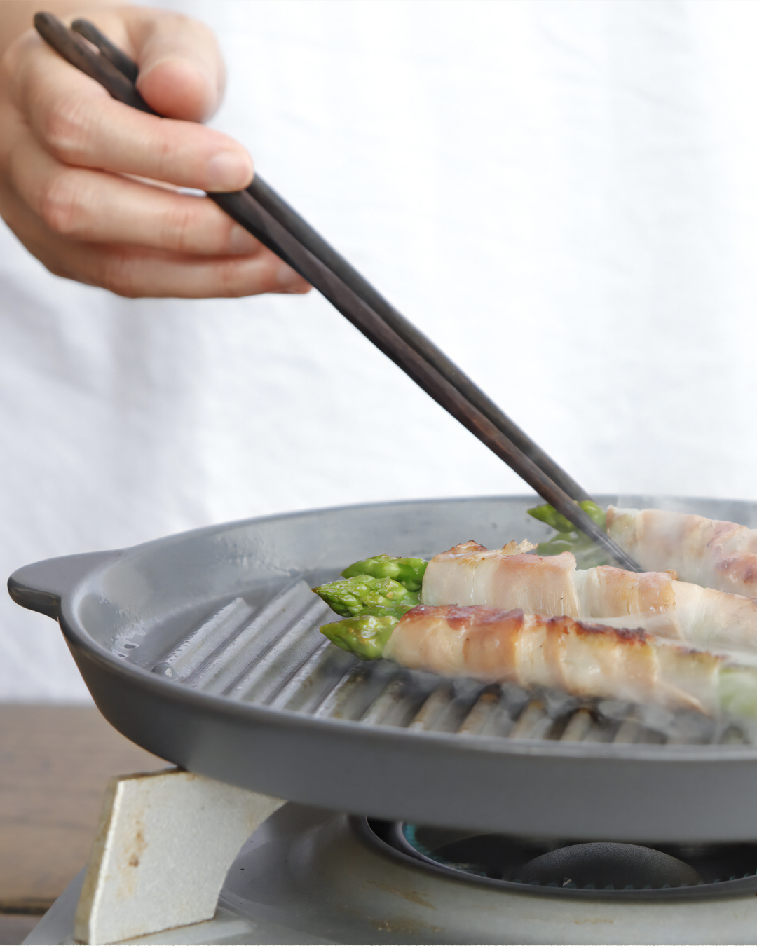 The chef 耐熱波浪圓形烤盤 L｜SALIU