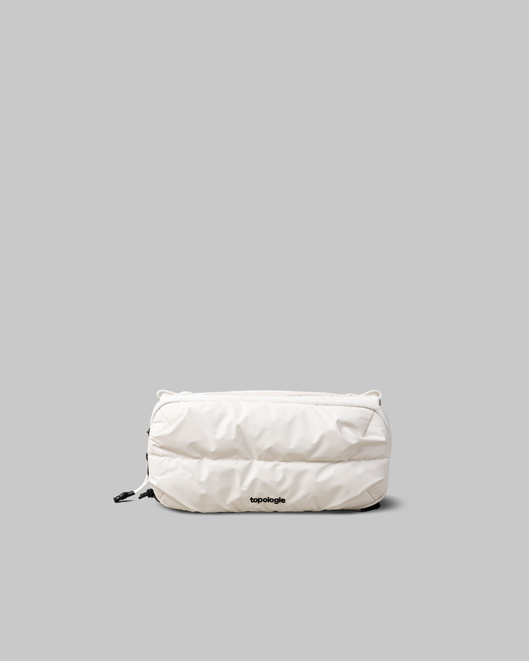 水瓶斜背包 | 米白 (絎縫)