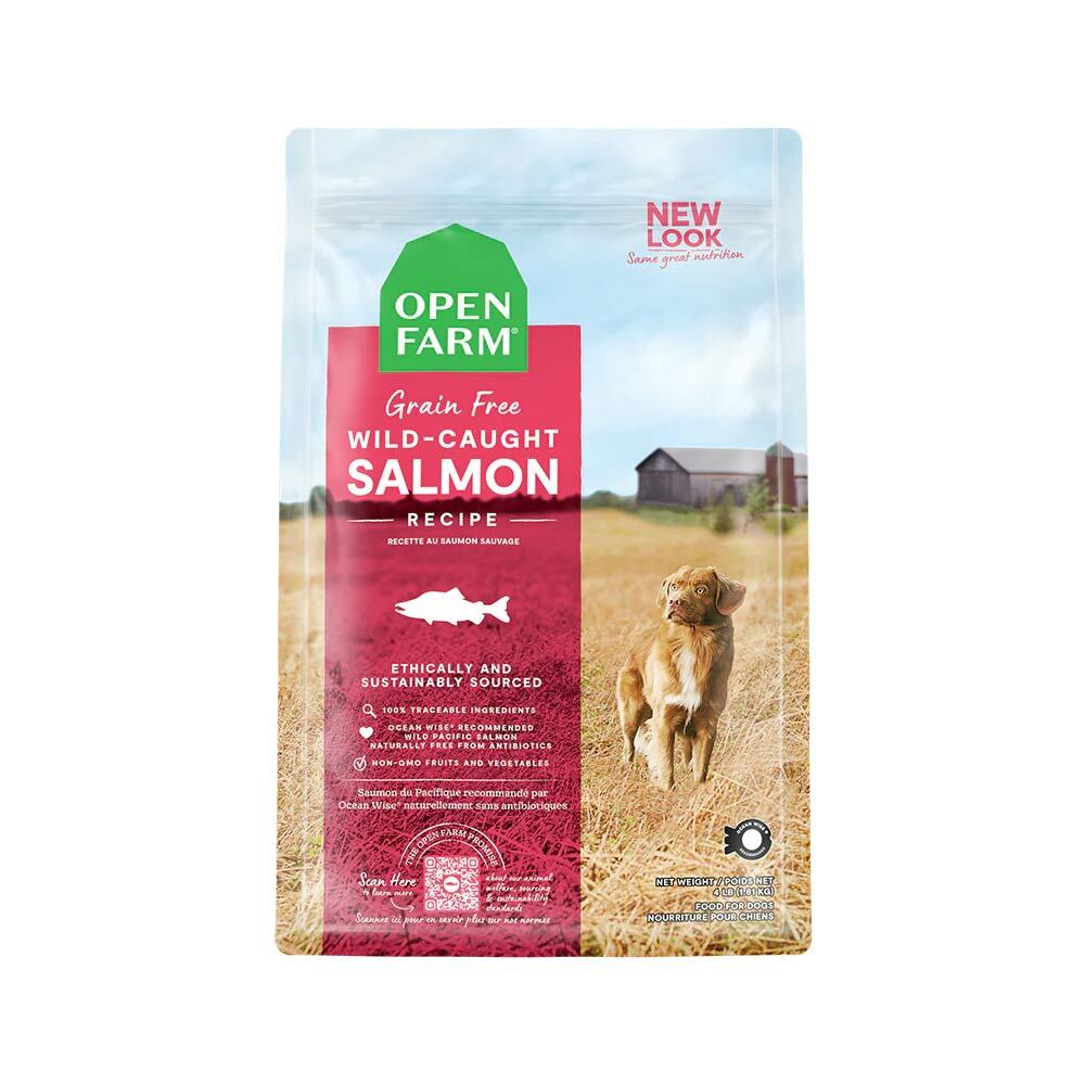 Open Farm 無穀物野生三文魚配方狗糧 22LB