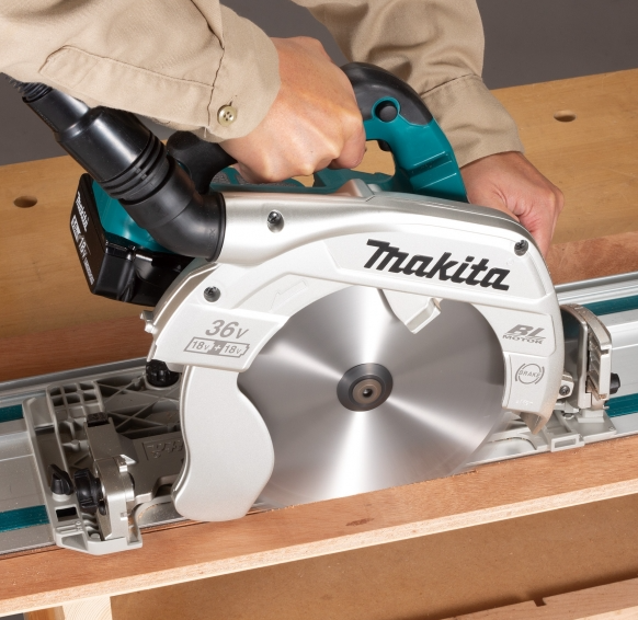 "MAKITA"牧田牌 充電式電圓鋸 235mm(藍牙連動)(右鋸片)(鋰18VX2=36V)