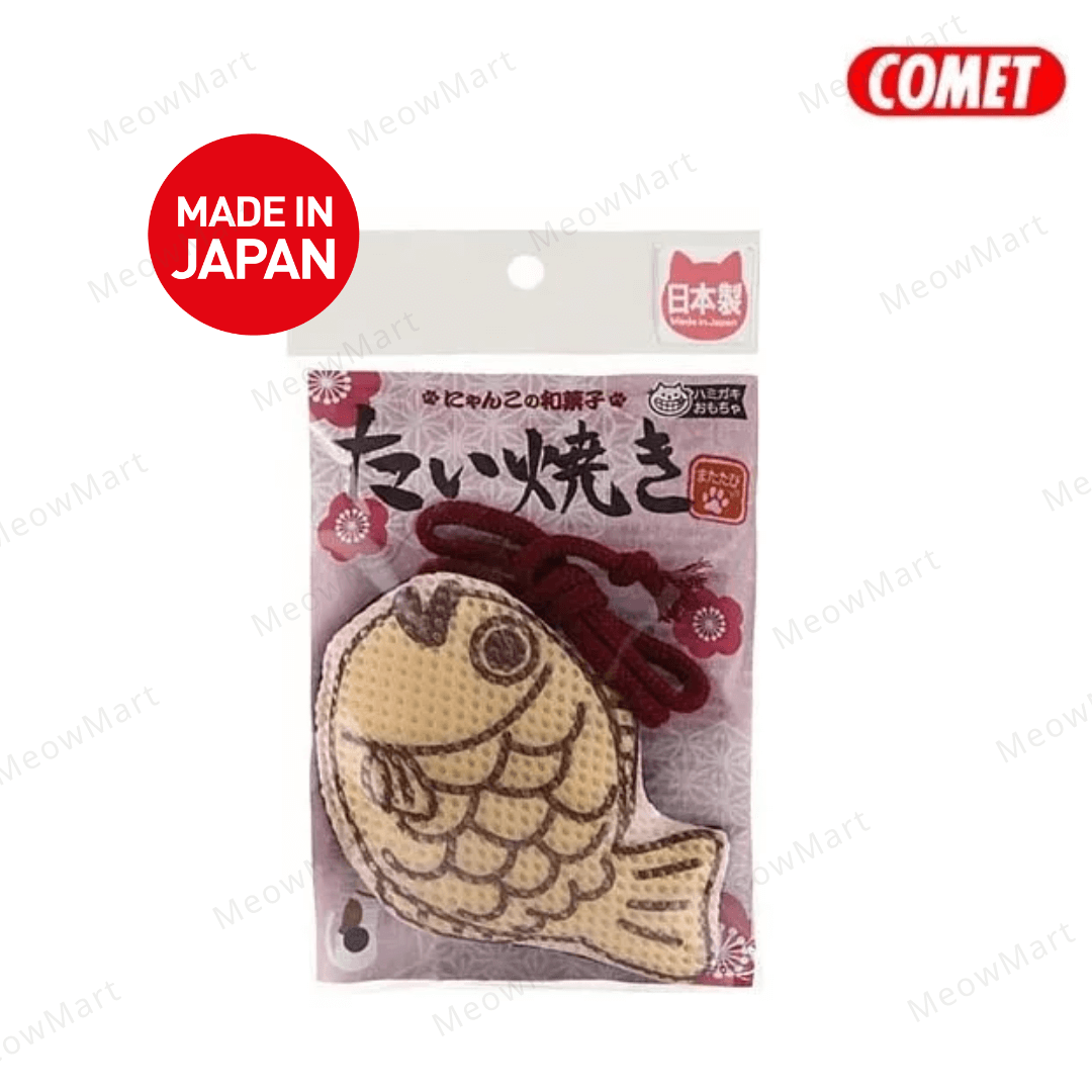 日本 COMET 木天蓼潔齒玩具 (鯛魚燒)