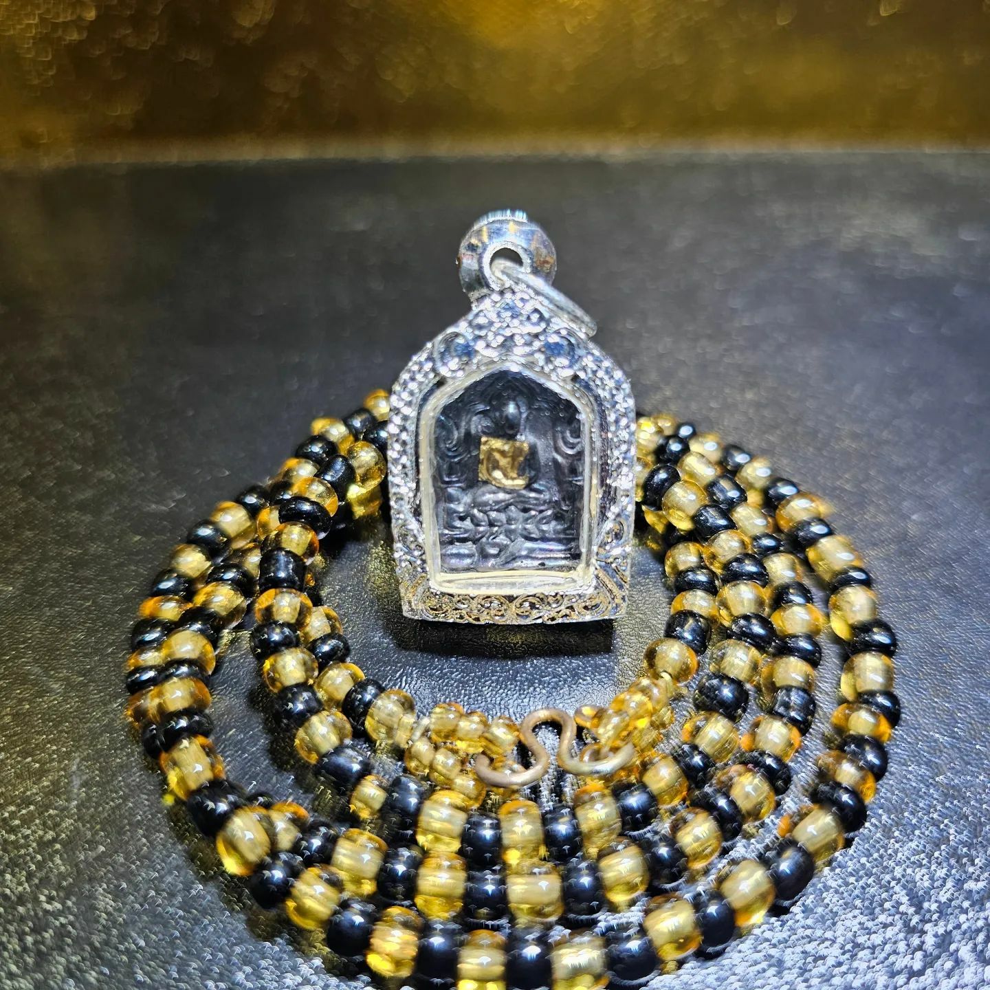 龍婆爽-七彩力泥坤平坐古曼(小模)