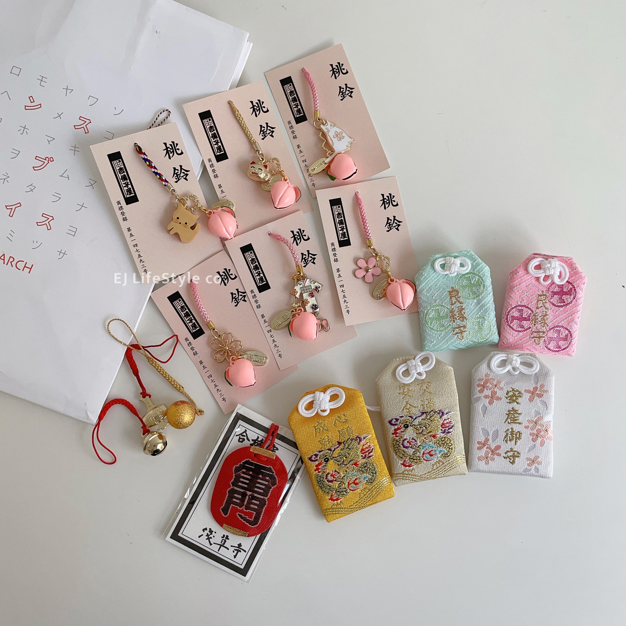 日本御守🇯🇵 淺草寺 桃鈴 雷門 御守 / 現貨