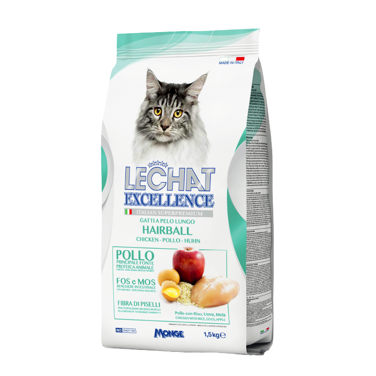 Lechat Excellence丨雞肉蘋果 特效去毛球配方 1.5kg (LE-0165)