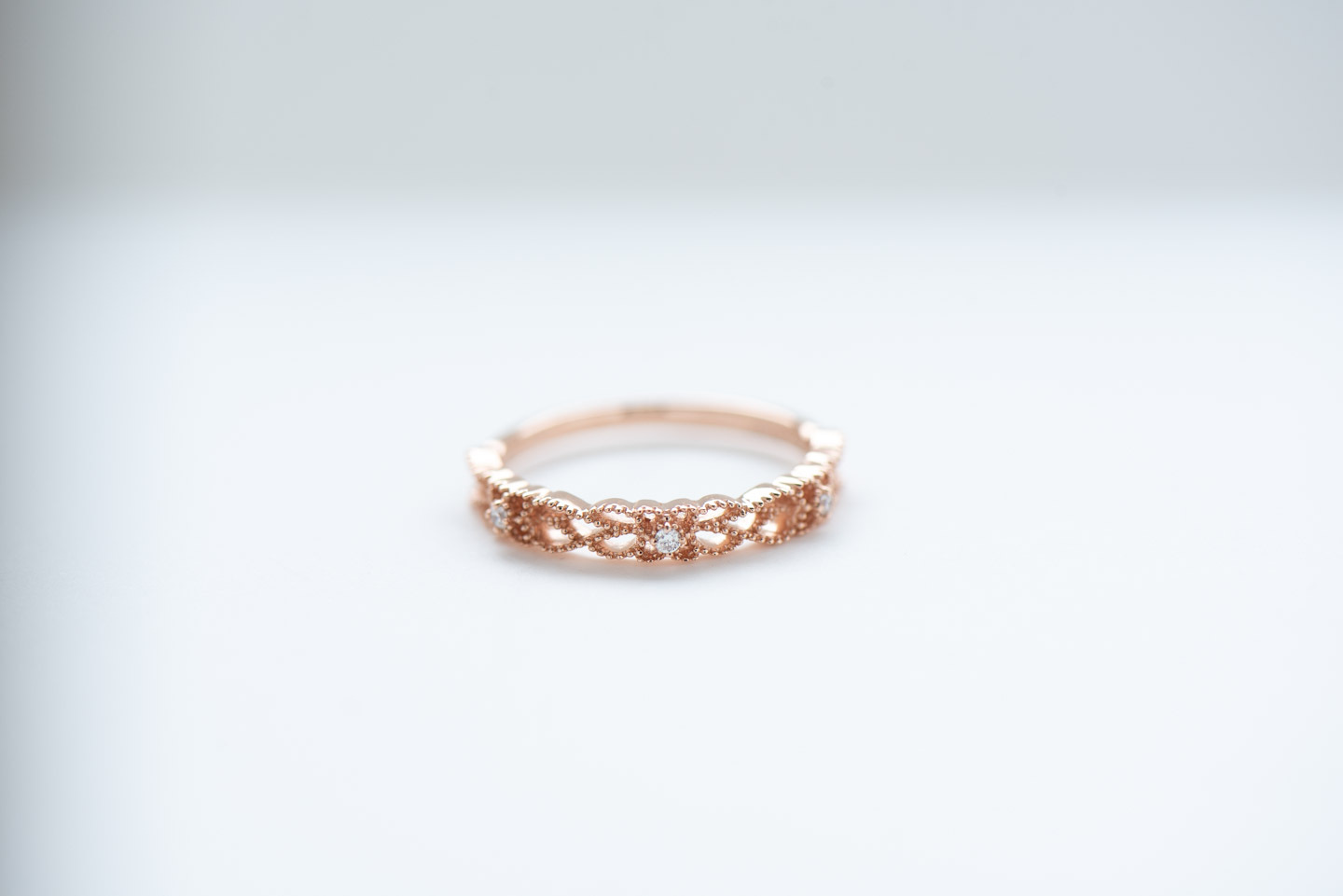 18K Cordón Diamond Ring