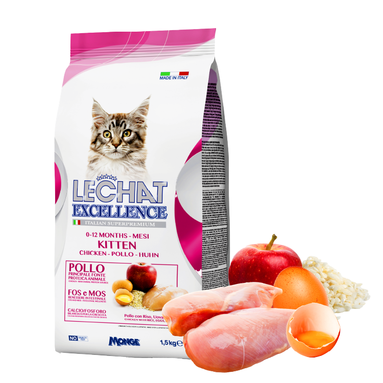 Lechat Excellence丨雞肉蘋果幼貓助長配方1.5kg (LE-9879)
