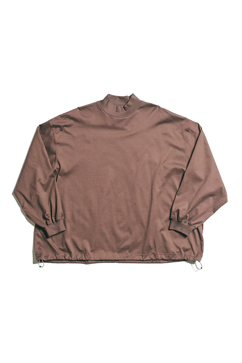 IS-NESS BALLOON MOCK LONG SLEEVE T SHIRT (3色)