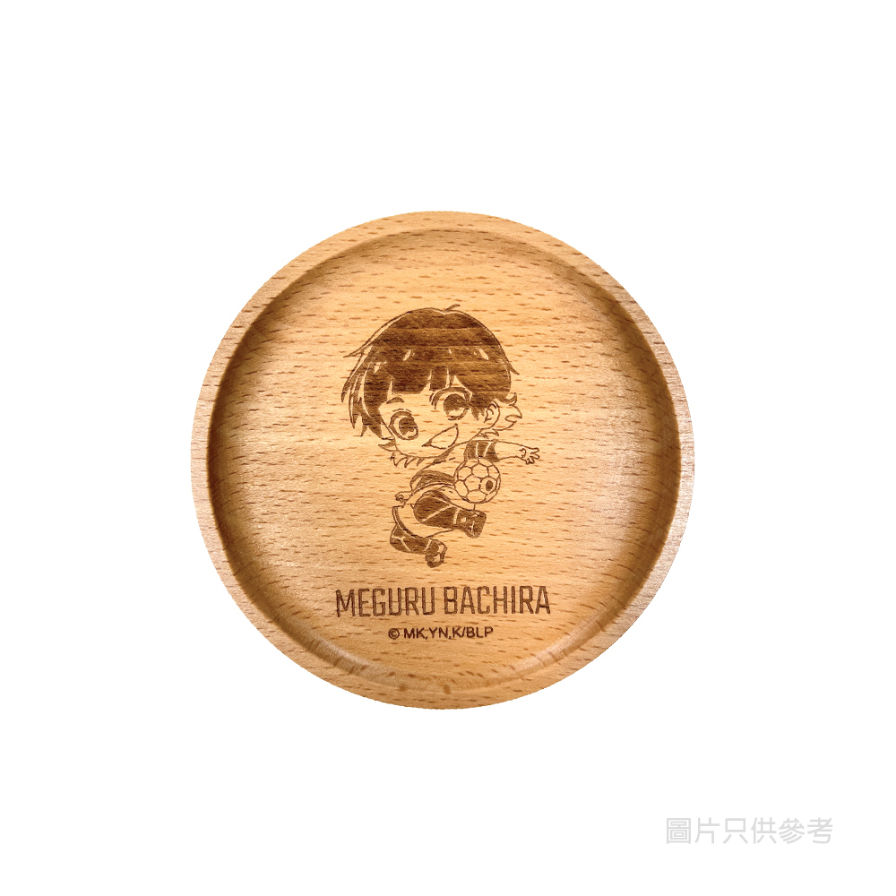 藍色監獄 木製杯墊 - 蜂樂迴