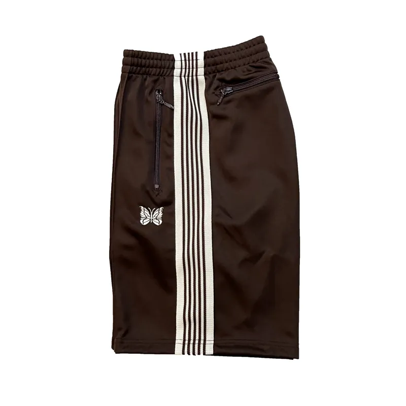 NEEDLES X BEAVER <别注> TRACK SHORTS 咖啡