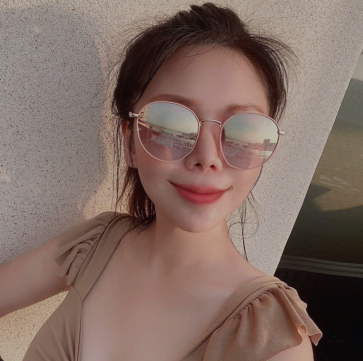 限時特價 S01671931經典邊框圓型墨鏡/四色