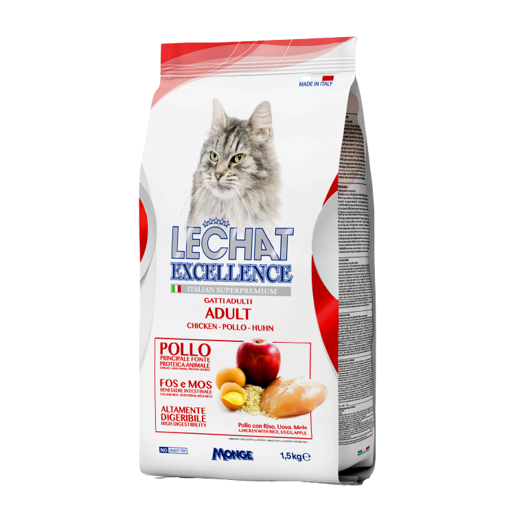 Lechat Excellence丨雞肉蘋果成貓健體配方1.5kg (LE-0158)