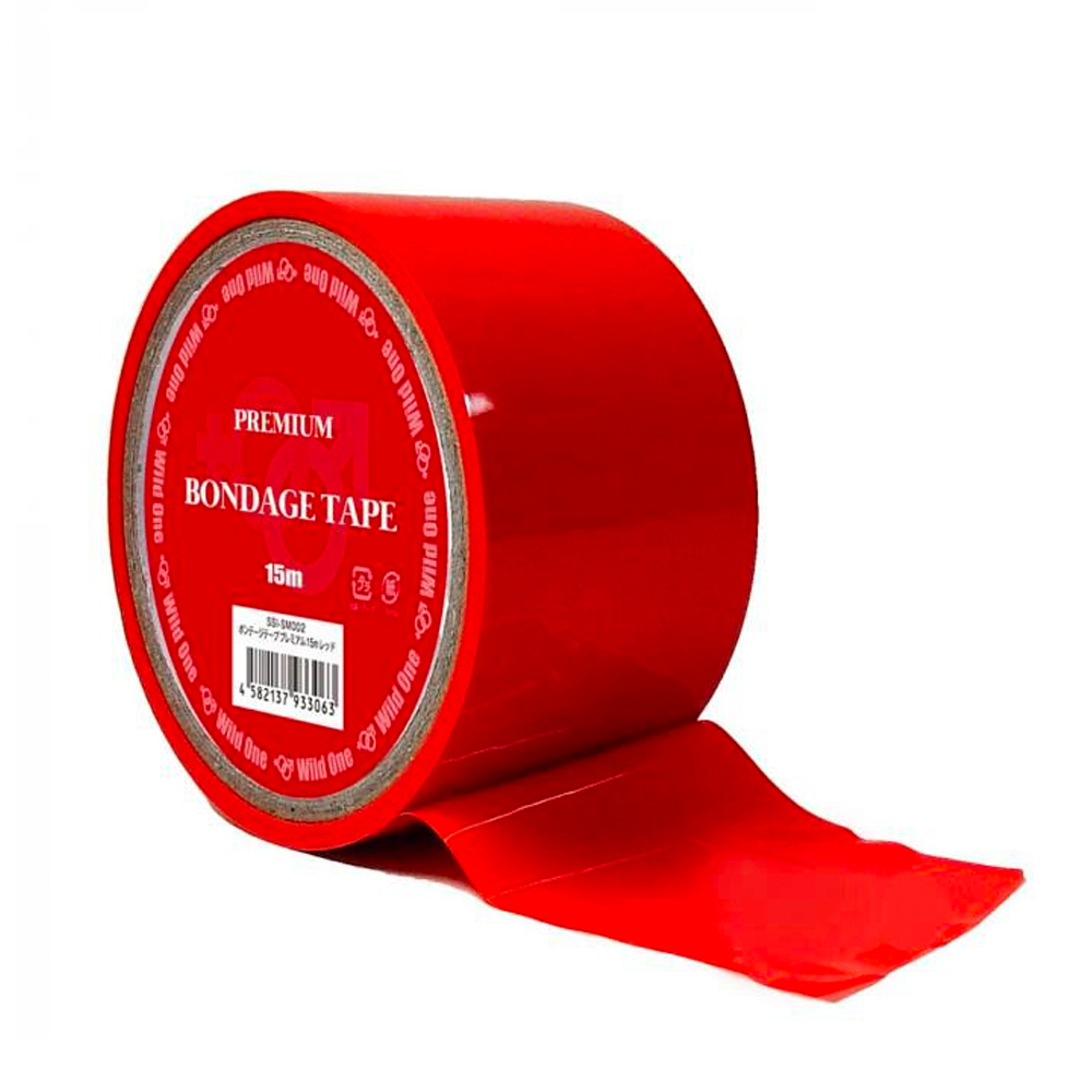 SSI JAPAN Wild One SM 捆綁靜電膠帶 紅色 15m