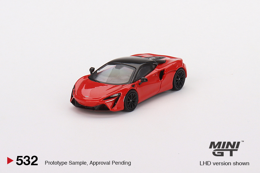 Mini GT 1/64 合金車仔 麥拿倫 McLaren Artura Vermillion Red 2023