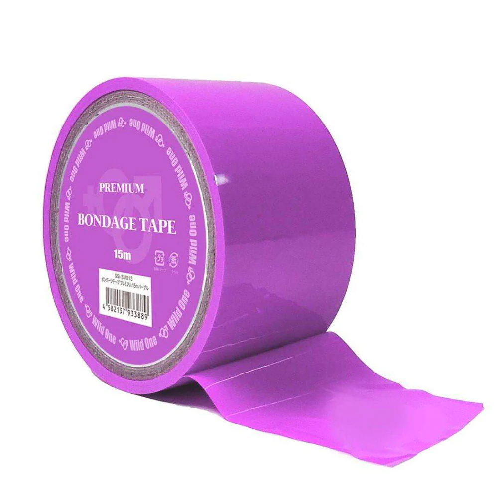 SSI JAPAN Wild One SM 捆綁靜電膠帶 紫色 15m