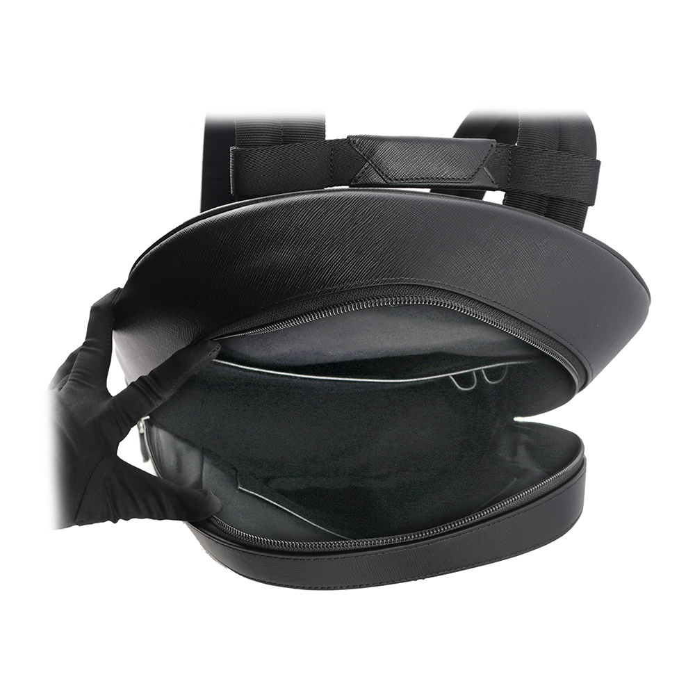 【MONTBLANC 萬寶龍】Sartorial 匠心系列防刮皮革小型後背包(黑色) 130277