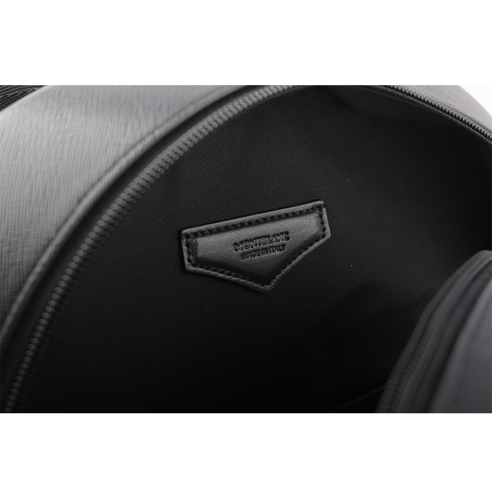 【MONTBLANC 萬寶龍】Sartorial 匠心系列防刮皮革小型後背包(黑色) 130277