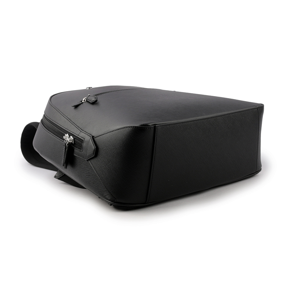 【MONTBLANC 萬寶龍】Sartorial 匠心系列防刮皮革小型後背包(黑色) 130277